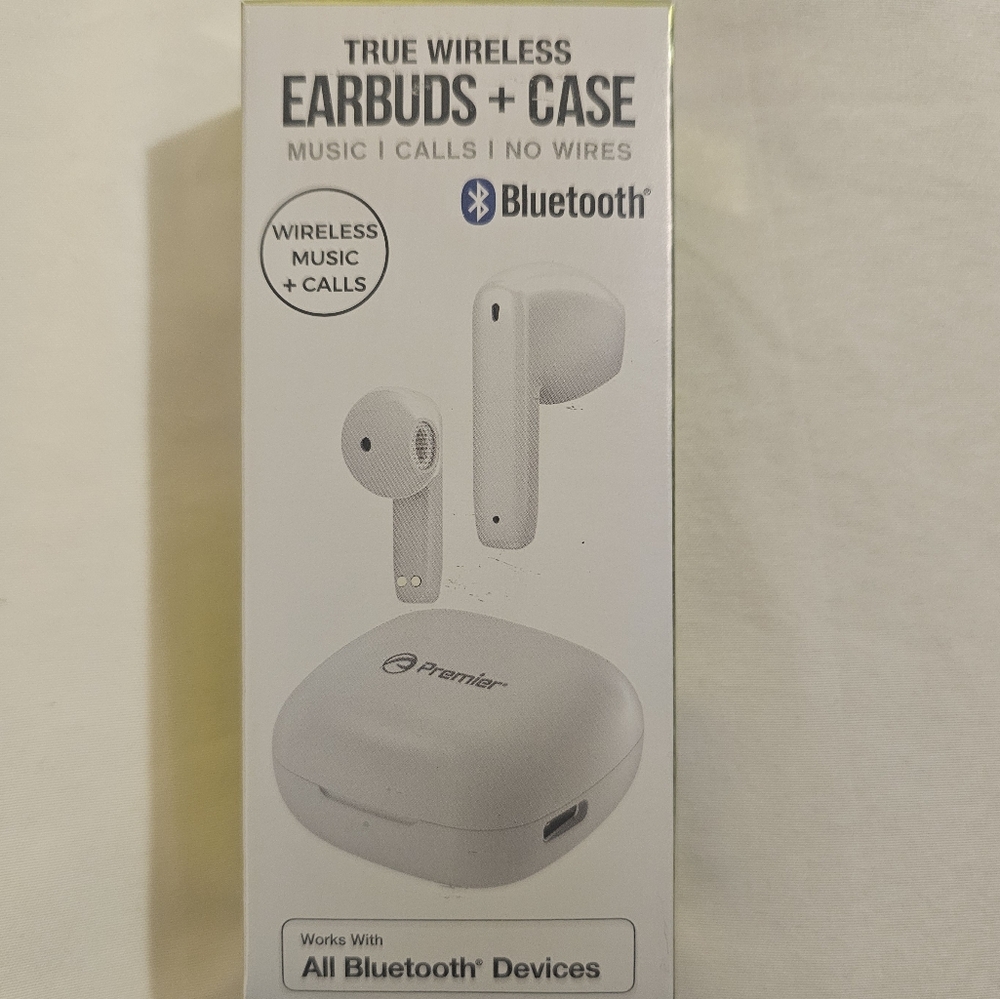 PREMIER WIRELESS  EARBUDS + CASE